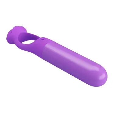 Giana Mini Masajeador Vibrador Recargable Morado - 10 Modos