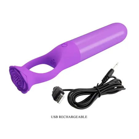 Giana Mini Masajeador Vibrador Recargable Morado - 10 Modos
