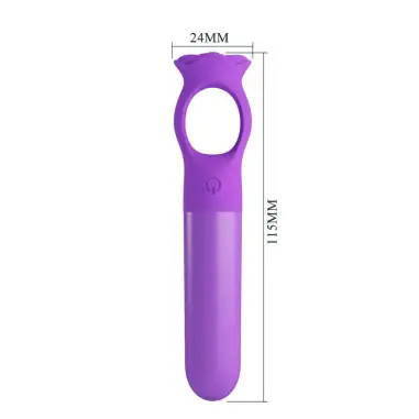 Giana Mini Masajeador Vibrador Recargable Morado - 10 Modos
