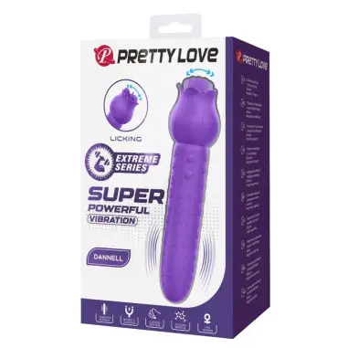 Dannell Vibrador con Estimulación Oral y Clitoral Recargable