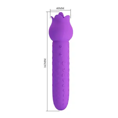 Dannell Vibrador con Estimulación Oral y Clitoral Recargable