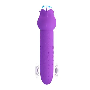 Dannell Vibrador con Estimulación Oral y Clitoral Recargable