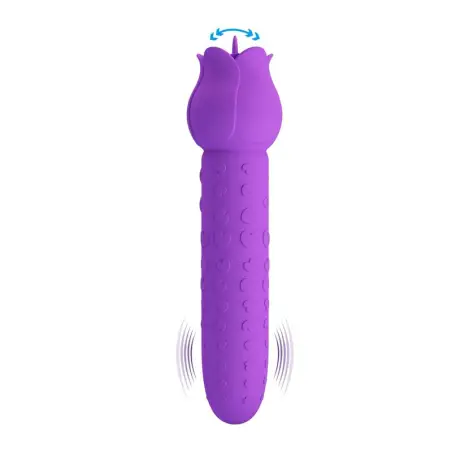 Dannell Vibrador con Estimulación Oral y Clitoral Recargable