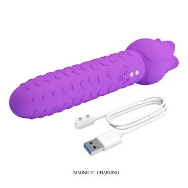 Dannell Vibrador con Estimulación Oral y Clitoral Recargable
