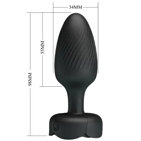 Osborn Plug Anal con Luz LED 9.8 cm | Pretty Love