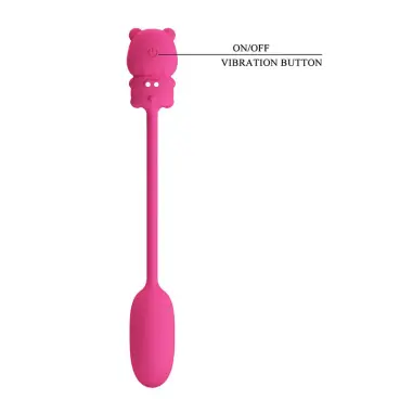 Olson Huevo Vibrador con Mando por Cable Recargable Rosa
