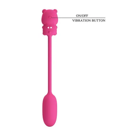 Olson Huevo Vibrador con Mando por Cable Recargable Rosa