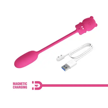 Olson Huevo Vibrador con Mando por Cable Recargable Rosa