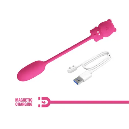 Olson Huevo Vibrador con Mando por Cable Recargable Rosa