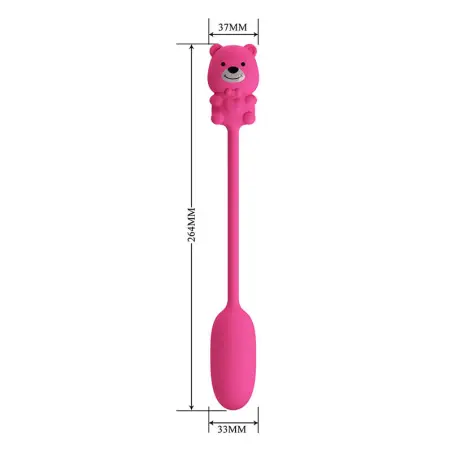 Olson Huevo Vibrador con Mando por Cable Recargable Rosa