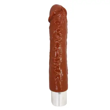 Pro Vibrador Realístico 23,5 cm Ø 4,8 cm Color Marrón