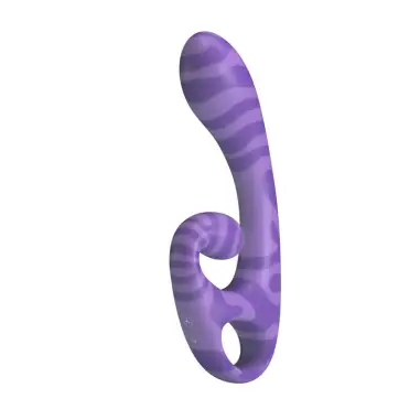 Summer Vibrador Doble con Asa 19 cm Ø 3,5 cm Morado
