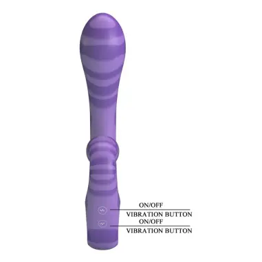 Summer Vibrador Doble con Asa 19 cm Ø 3,5 cm Morado