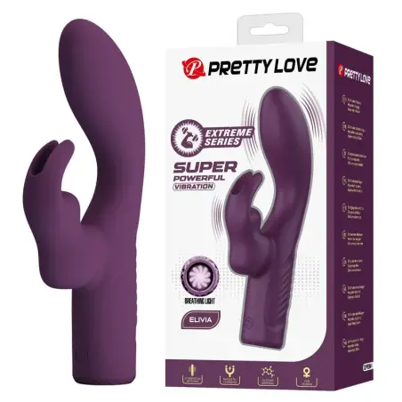 PRETTY LOVE - OLIVIA VIBRADOR RABBIT RECARGABLE 10 FUNCIONES
