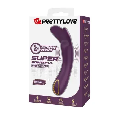 Kenyell Vibrador Recargable 10 Funciones Morado - Sumergible