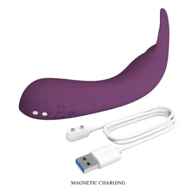 Kenyell Vibrador Recargable 10 Funciones Morado - Sumergible