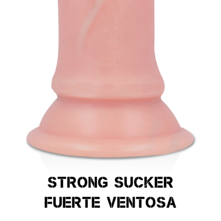 ROCKARMY - ARNÉS + LIQUID SILICONE DILDO PREMIUM KINGCOBRA 24 CM -O- 4.77 CM ROCK ARMY
