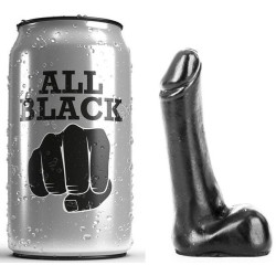 ALL BLACK - DILDO 9 CM ALL BLACK