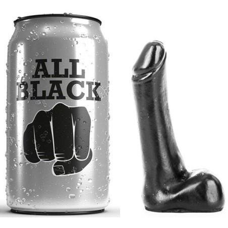 ALL BLACK - DILDO 9 CM ALL BLACK