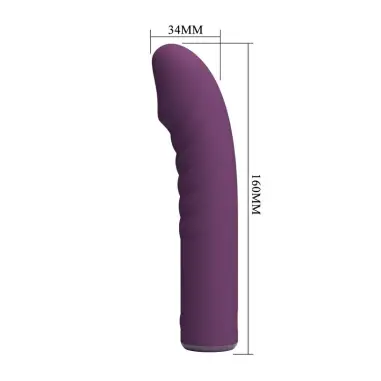 Ryland Vibrador Recargable 10 Funciones Morado | Pretty Love