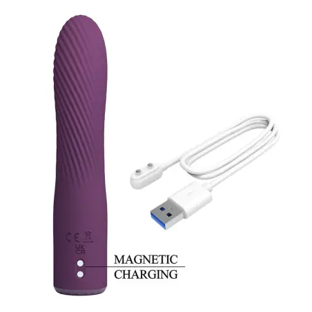 Kissell Vibrador Recargable 10 Funciones Morado - Sumergible