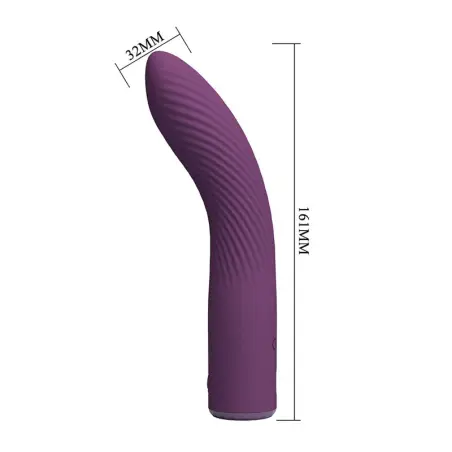 Kissell Vibrador Recargable 10 Funciones Morado - Sumergible