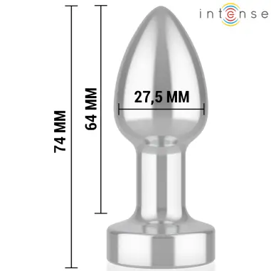 Plug Anal 10 Vibraciones Metal con Control Remoto S