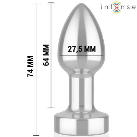 Plug Anal 10 Vibraciones Metal con Control Remoto S