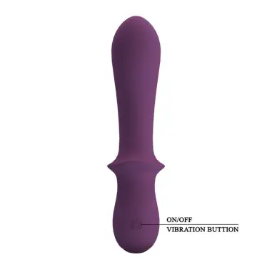 Abigail Vibrador Recargable 10 Funciones Morado - Sumergible
