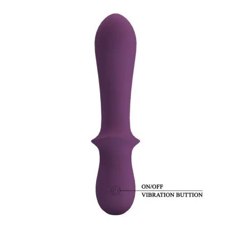 Abigail Vibrador Recargable 10 Funciones Morado - Sumergible