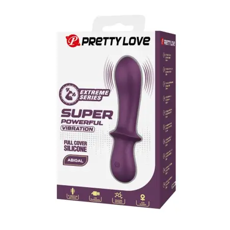 Abigail Vibrador Recargable 10 Funciones Morado - Sumergible