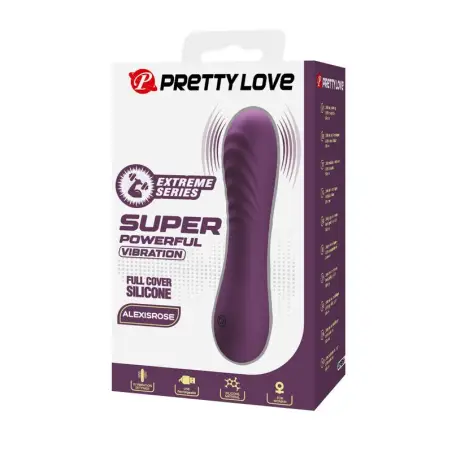 Alexisrose Vibrador Recargable 10 Funciones Morado