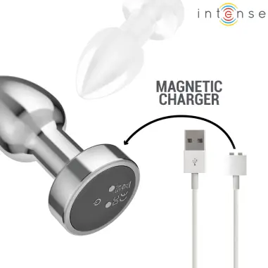 Plug Anal 10 Vibraciones Metal con Control Remoto S