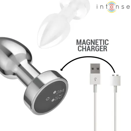 Plug Anal 10 Vibraciones Metal con Control Remoto S