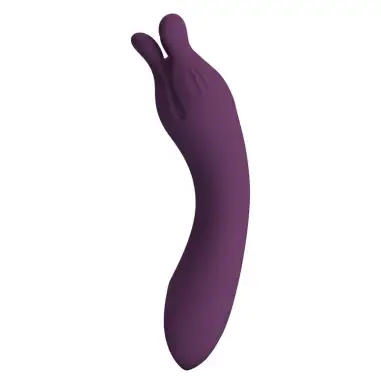 Lunao Vibrador Recargable 10 Funciones Morado | Pretty Love