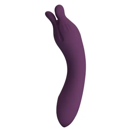 Lunao Vibrador Recargable 10 Funciones Morado | Pretty Love