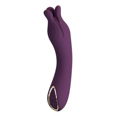Lunao Vibrador Recargable 10 Funciones Morado | Pretty Love