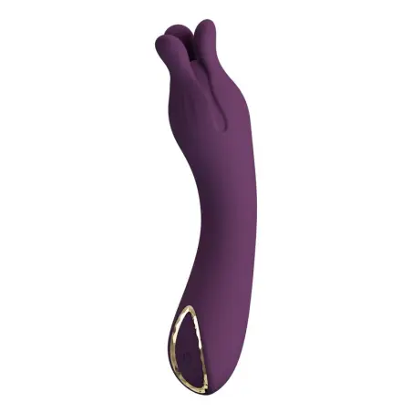 Lunao Vibrador Recargable 10 Funciones Morado | Pretty Love