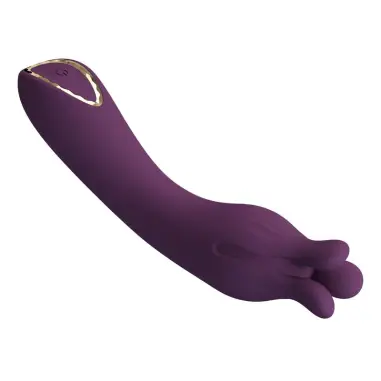 Lunao Vibrador Recargable 10 Funciones Morado | Pretty Love