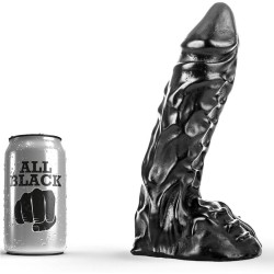 ALL BLACK - DILDO 23 CM ALL BLACK