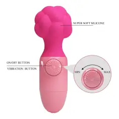 PRETTY LOVE - ANWEN MINI MASAJEADOR RECARGABLE ROSA 2