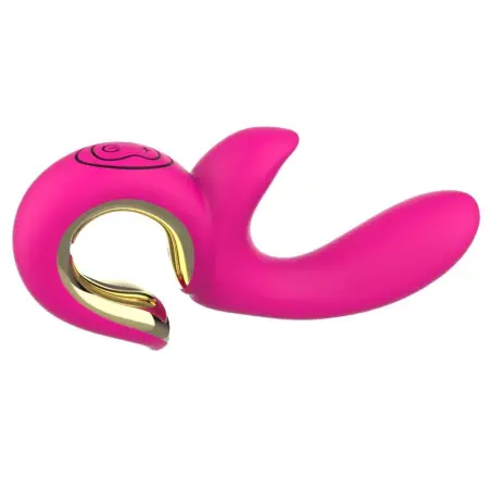 Lulu Vibrador Rabbit con Empuje Rosa - 7 Modos | Nalone