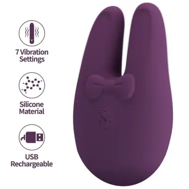 ROMANCE - BUNNY ESTIMULADOR EXTERNO 7 MODOS DE VIBRACIÓN