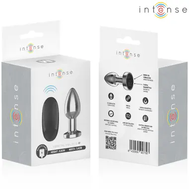Plug Anal 10 Vibraciones Metal con Control Remoto M