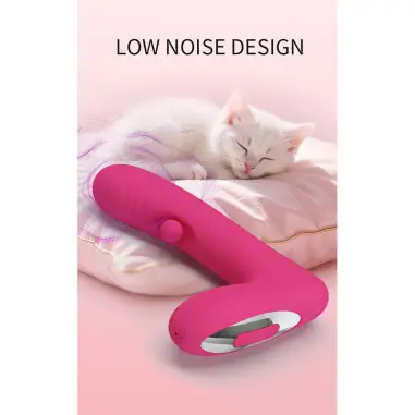 PRETTY LOVE - DUDEN VIBRADOR DE SILICONA RECARGABLE 12 MODOS DE VIBRACIÓN Y 3 MODOS DE BALANCEO ROSA