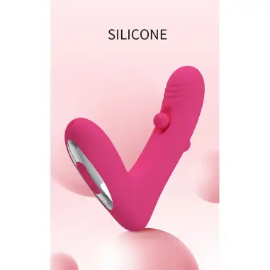 PRETTY LOVE - DUDEN VIBRADOR DE SILICONA RECARGABLE 12 MODOS DE VIBRACIÓN Y 3 MODOS DE BALANCEO ROSA