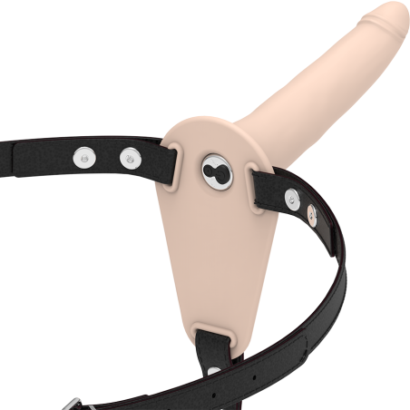 FETISH SUBMISSIVE HARNESS - VIBRADOR SILICONA FLESH 15 CM FETISH SUBMISSIVE HARNESS