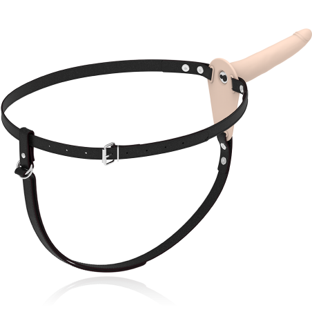 FETISH SUBMISSIVE HARNESS - VIBRADOR SILICONA FLESH 15 CM FETISH SUBMISSIVE HARNESS