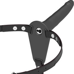 FETISH SUBMISSIVE HARNESS - VIBRADOR SILICONA NEGRO 15 CM FETISH SUBMISSIVE HARNESS