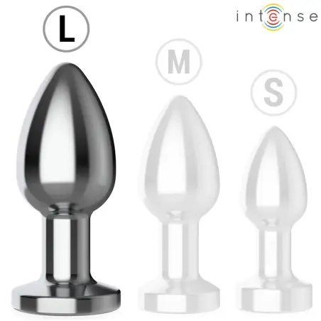 Plug Anal 10 Vibraciones Metal con Control Remoto L